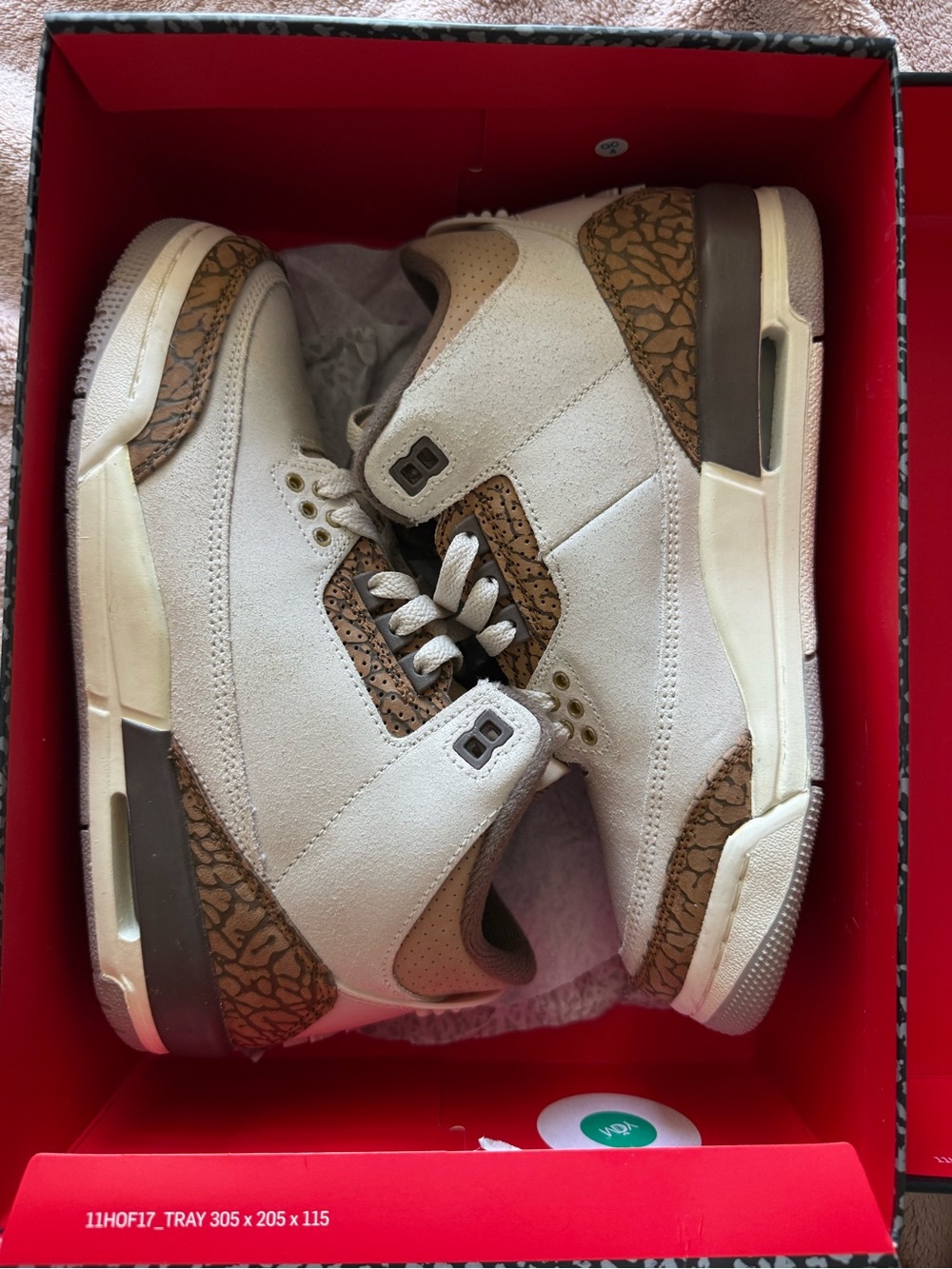 Jordan Kids Beige and Brown Sneakers